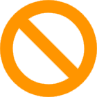 Forbidden sign, click to learn more about suspensions and prohibitions